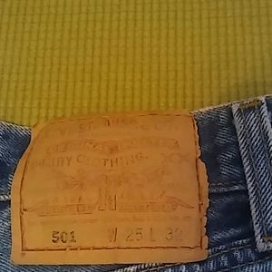 Levi button fly jeans